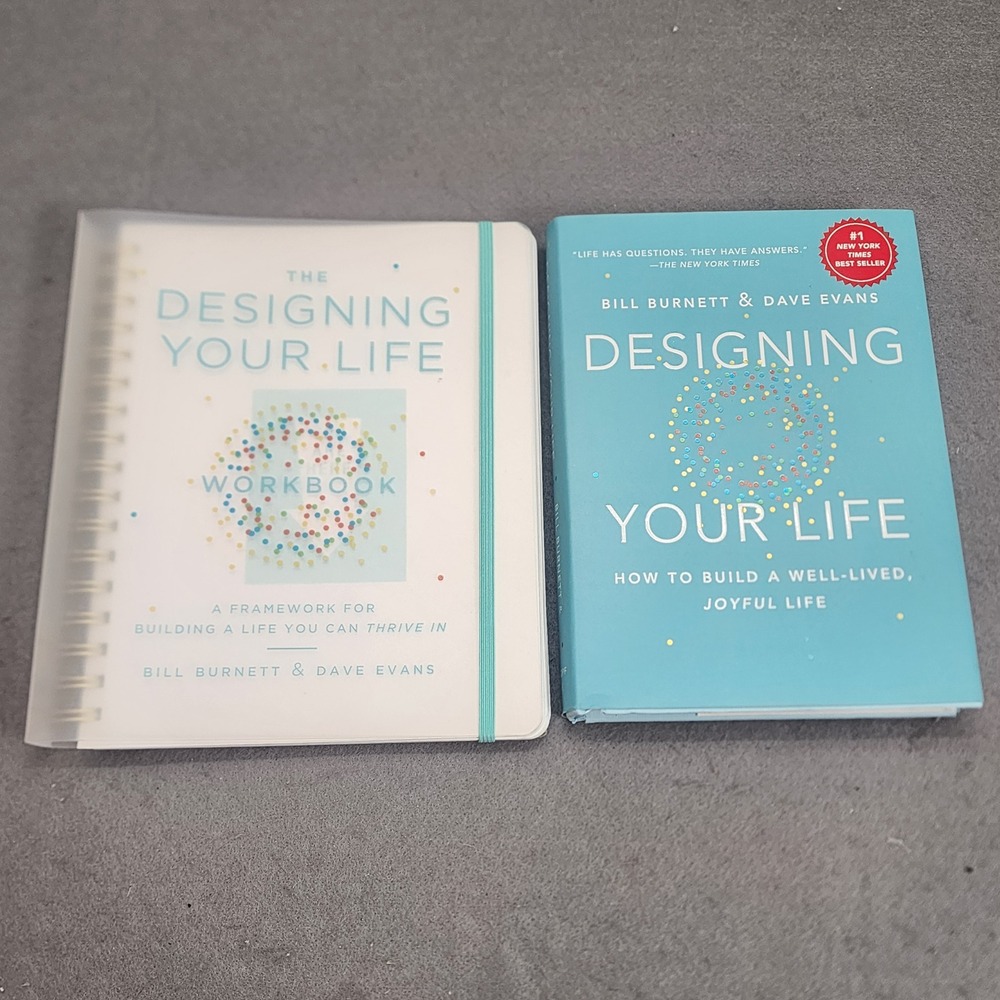 Knopf Designing Your Life Book & Workbook Set Blue Self-Help Unisex OS